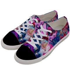 Background Art Abstract Watercolor Women s Low Top Canvas Sneakers by Nexatart