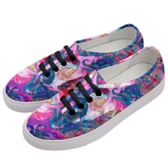 Background Art Abstract Watercolor Women s Classic Low Top Sneakers