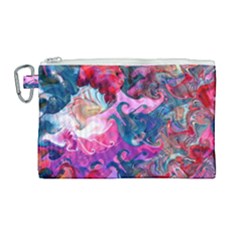 Background Art Abstract Watercolor Canvas Cosmetic Bag (large) by Nexatart