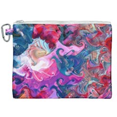 Background Art Abstract Watercolor Canvas Cosmetic Bag (xxl)