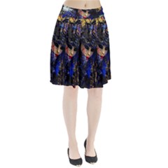 Mask Carnaval Woman Art Abstract Pleated Skirt by Nexatart