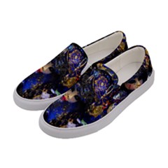 Mask Carnaval Woman Art Abstract Women s Canvas Slip Ons by Nexatart