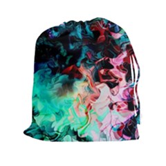 Background Art Abstract Watercolor Drawstring Pouches (xxl) by Nexatart