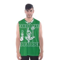  St  Patricks Day  Men s Basketball Tank Top by Valentinaart