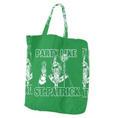  St  Patricks Day  Giant Grocery Zipper Tote by Valentinaart