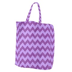 Background Fabric Violet Giant Grocery Zipper Tote