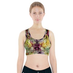 Background Art Abstract Watercolor Sports Bra With Pocket by Nexatart