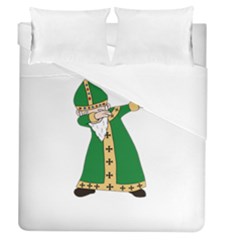  St  Patrick  Dabbing Duvet Cover (queen Size)