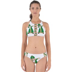  St  Patrick  Dabbing Perfectly Cut Out Bikini Set by Valentinaart