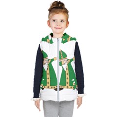  St  Patrick  Dabbing Kid s Puffer Vest by Valentinaart