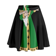  St  Patrick  Dabbing High Waist Skirt by Valentinaart