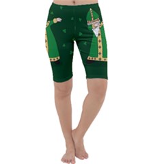  St  Patrick  Dabbing Cropped Leggings 