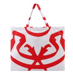Malaysia Unmo Logo Zipper Large Tote Bag by abbeyz71