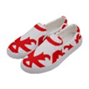 Malaysia UNMO Logo Women s Canvas Slip Ons View2