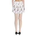 VIP Note Print Pleated Mini Skirt View2