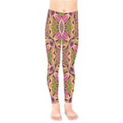 Jungle Flowers In Paradise  Lovely Chic Colors Kids  Legging by pepitasart