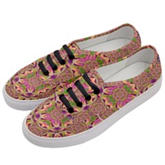 Jungle Flowers In Paradise  Lovely Chic Colors Women s Classic Low Top Sneakers by pepitasart