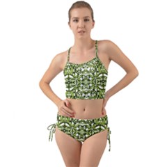 Stylized Nature Print Pattern Mini Tank Bikini Set by dflcprints