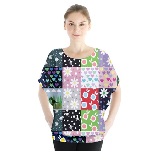 Dino Quilt Blouse by snowwhitegirl