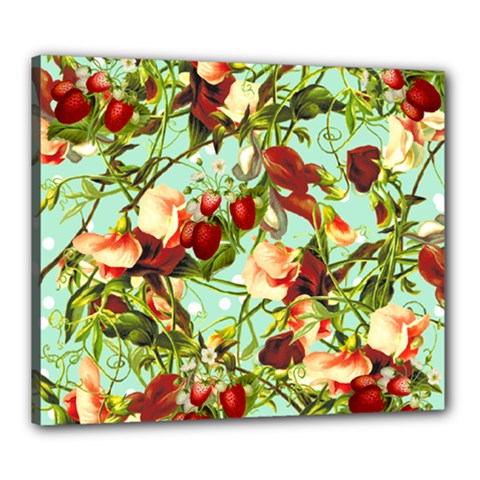 Fruit Blossom Canvas 24  X 20  by snowwhitegirl