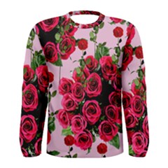 Roses Pink Men s Long Sleeve Tee