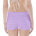 Damask Lilac Boyleg Bikini Wrap Bottoms View2