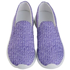 Knitted Wool Lilac Men s Lightweight Slip Ons by snowwhitegirl