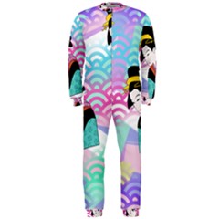 Japanese Abstract Onepiece Jumpsuit (men) 