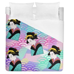 Japanese Abstract Duvet Cover (queen Size) by snowwhitegirl