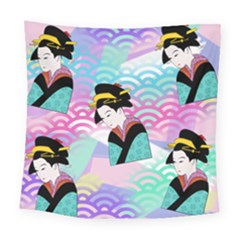 Japanese Abstract Square Tapestry (large)