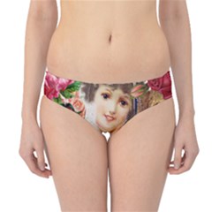 Little Girl Victorian Collage Hipster Bikini Bottoms by snowwhitegirl