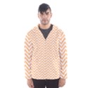 Orange Chevron Hooded Wind Breaker (Men) View1