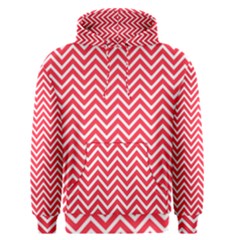 Red Chevron Men s Pullover Hoodie