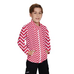 Red Chevron Wind Breaker (Kids)