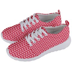 Red Chevron Men s Lightweight Sports Shoes