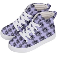 Three Women Blue Kid s Hi-top Skate Sneakers by snowwhitegirl