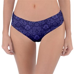 Damask Purple Reversible Classic Bikini Bottoms by snowwhitegirl