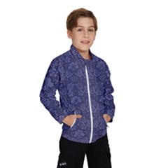 Damask Purple Wind Breaker (kids) by snowwhitegirl