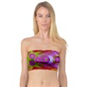 Shimmering Pond With Lotus Bloom Bandeau Top View1