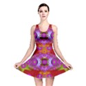 Shimmering Pond With Lotus Bloom Reversible Skater Dress View1
