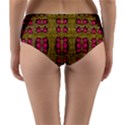 Bloom In Gold Shine And You Shall Be Strong Reversible Mid-Waist Bikini Bottoms View2
