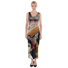 Out In The City Fitted Maxi Dress