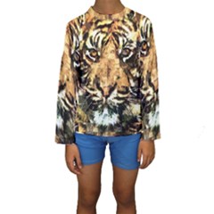 Tiger 1340039 Kids  Long Sleeve Swimwear by 1iconexpressions