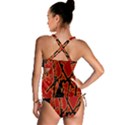 Vivid Abstract Grunge Texture Tankini Set View2