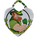 St. Patricks day Giant Heart Shaped Tote View1