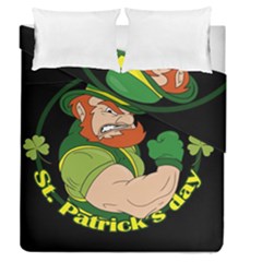 St  Patricks Day Duvet Cover Double Side (queen Size)