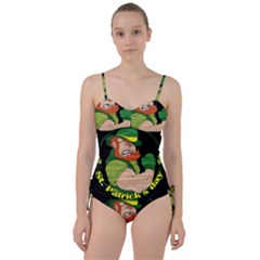 St  Patricks Day Sweetheart Tankini Set by Valentinaart