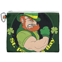 St  Patricks Day Canvas Cosmetic Bag (xxl) by Valentinaart