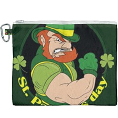 St  Patricks Day Canvas Cosmetic Bag (xxxl) by Valentinaart