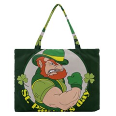 St  Patricks Day Zipper Medium Tote Bag by Valentinaart